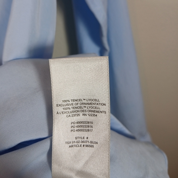 Babaton utility poplin shirt in light blue 2XS - Picture 12 of 13